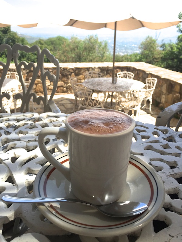 Hot Chocolate at Monte Alban, Oaxaca, Mexico