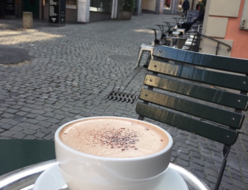 The most beautiful little food store you have seen and a hot chocolate at Schwarzenback Teacake, Zurich, Switzerland