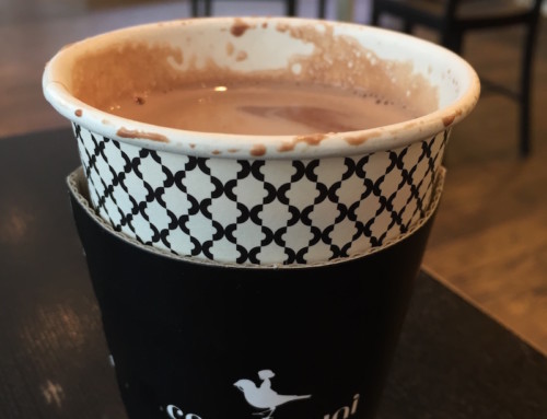 A Hot Chocolate at Coco Bruni, Seoul, South Korea