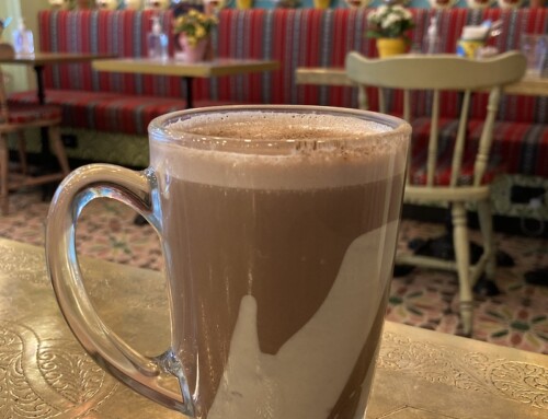 A Hot Chocolate at Comptoir Libanais, Dubai Airport, UAE