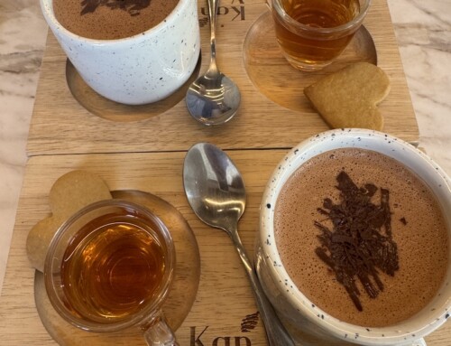 A Hot Chocolate at Kanvela Craft Chocolate Cafe, Chiang Mai, Thailand