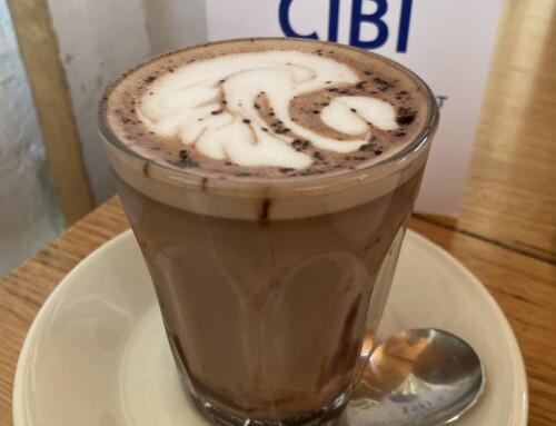 A Hot Chocolate at Cibi, Melbourne, Australia