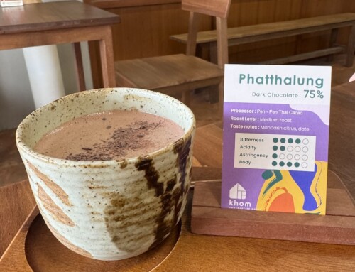 A Hot Chocolate at Khom, Chiang Mai, Thailand
