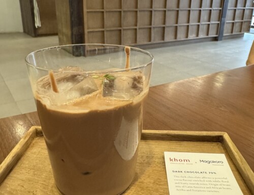 A Hot Chocolate at Magokoro Tea House, Chiang Mai, Thailand