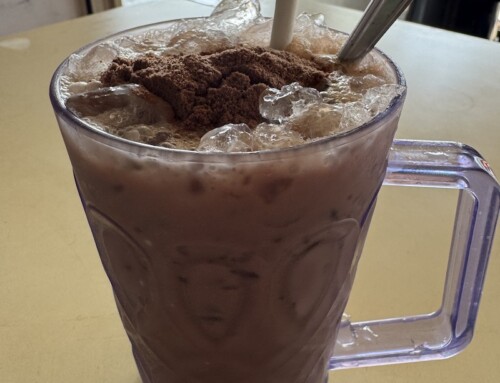 A Hot Chocolate at Gee Meng Kiang Coffee Shop, Penang, Malaysia