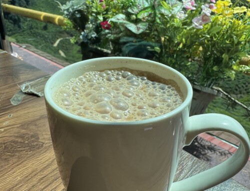 An Iced Chocolate at Cameron Valley Tea House, Cameron Highlands, Malaysia