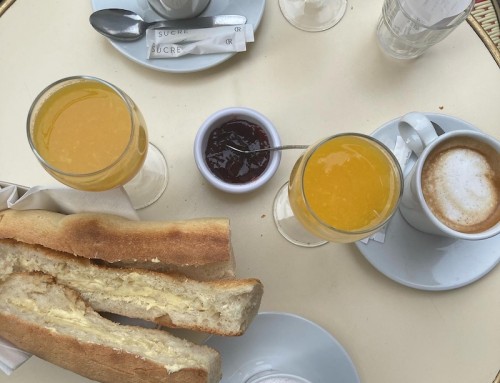 A Hot Chocolate at Bar du Marché, Paris, France