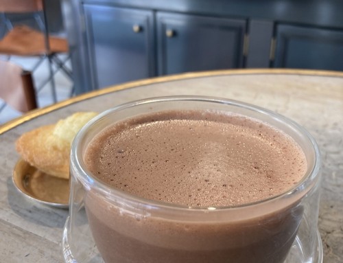 A Hot Chocolate at Alain Ducasse, Paris, France
