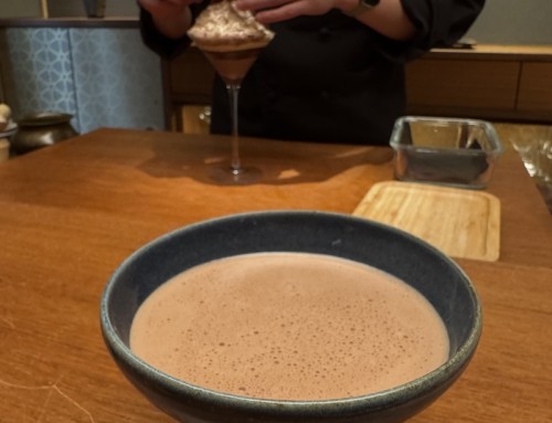 A Hot Chocolate at Xxocoa, Fukuoka, Kyushu, Japan