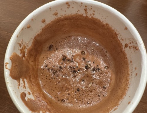 A Hot Chocolate at Cacaoken, Fukuoka, Kyushu, Japan