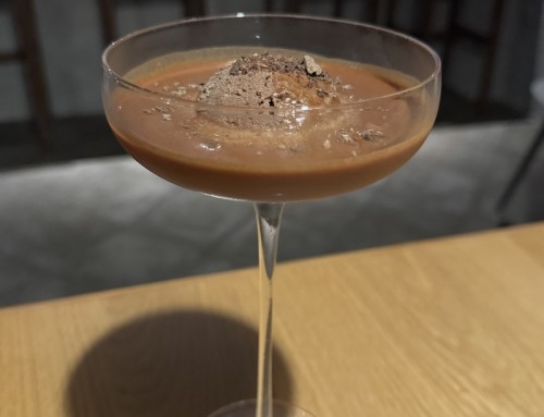 A Chocolate Cocktail at Notime Mixology Bar, Fukuoka, Kyushu, Japan